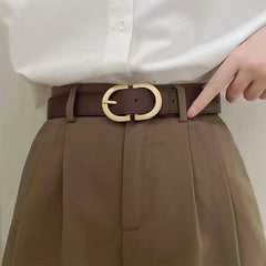 minimalist aesthetic buckle belt boogzel clothing