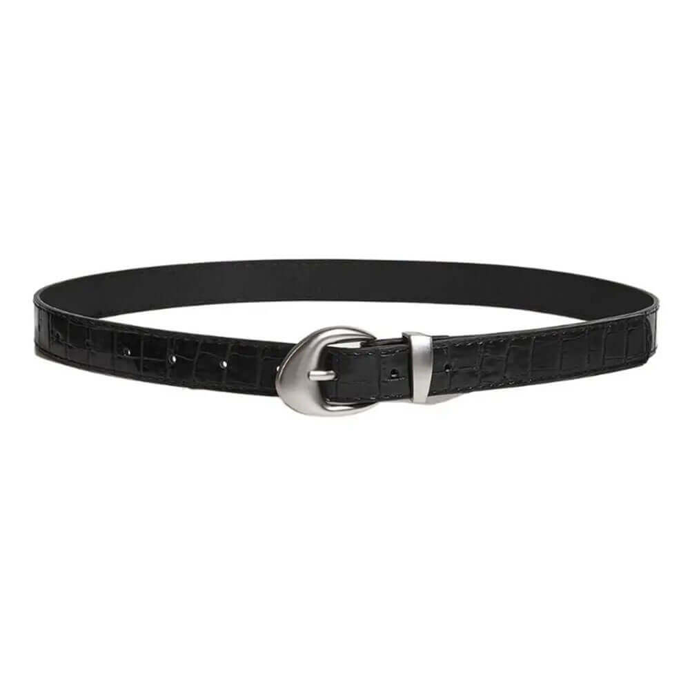 minimalist aesthetic croc pattern belt boogzel clothing