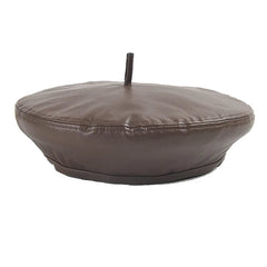 minimalist aesthetic leather beret boogzel clothing