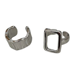 minimalist aesthetic ring set boogzel clothing