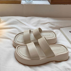minimalist aesthetic sandals boogzel clothing