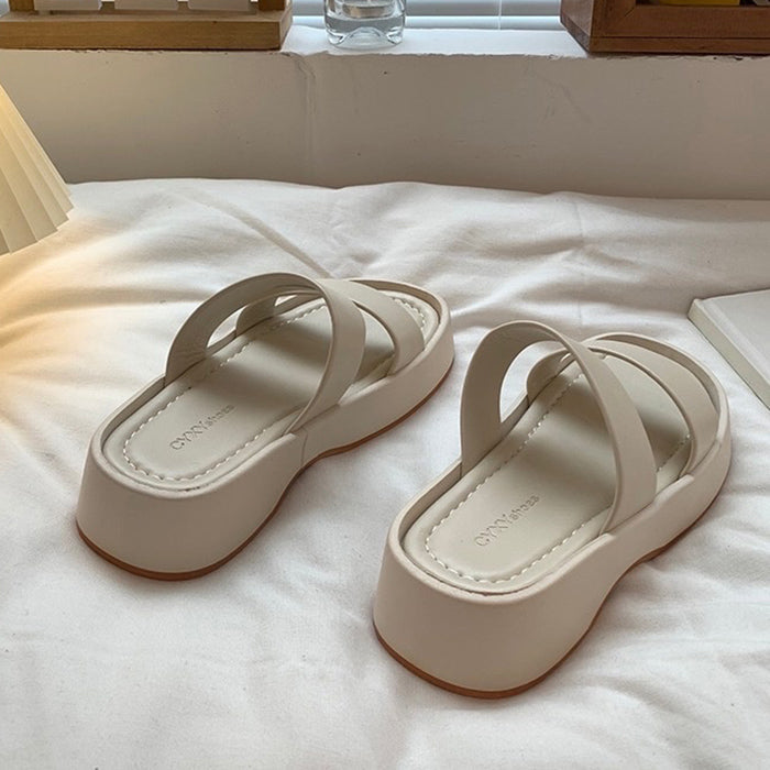 minimalist aesthetic sandals boogzel clothing