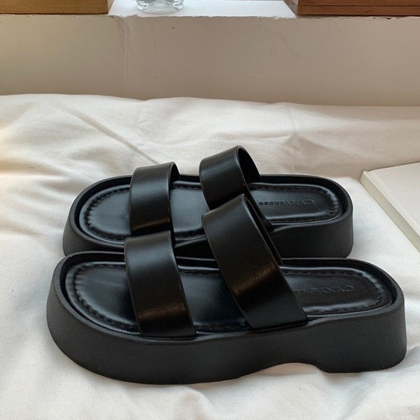minimalist aesthetic sandals boogzel clothing