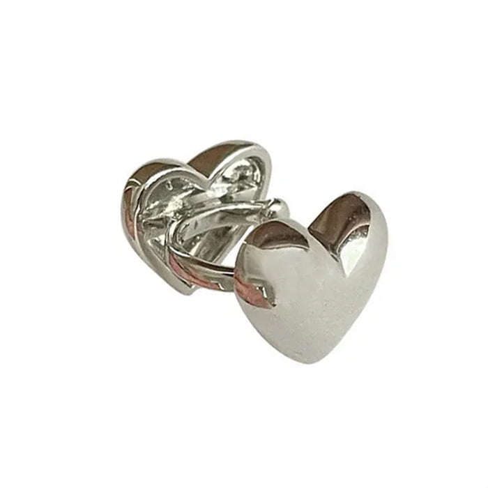 minimalist heart ear cuff boogzel clothing