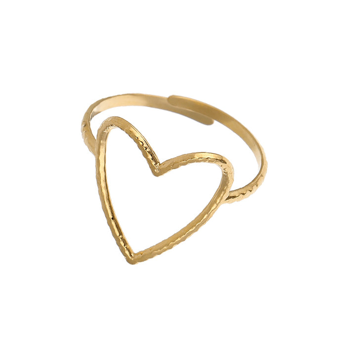 minimalist heart ring boogzel clothing