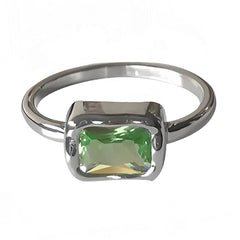 minimalist rectangular rhinestone ring boogzel clothing