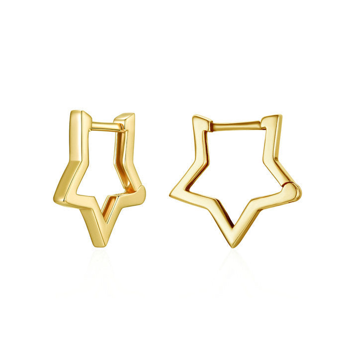 minimalist star earrings boogzel clothing