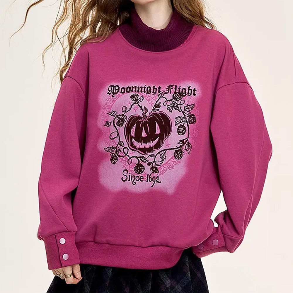 moonlight flight printed sweatshirt boogzel clothing