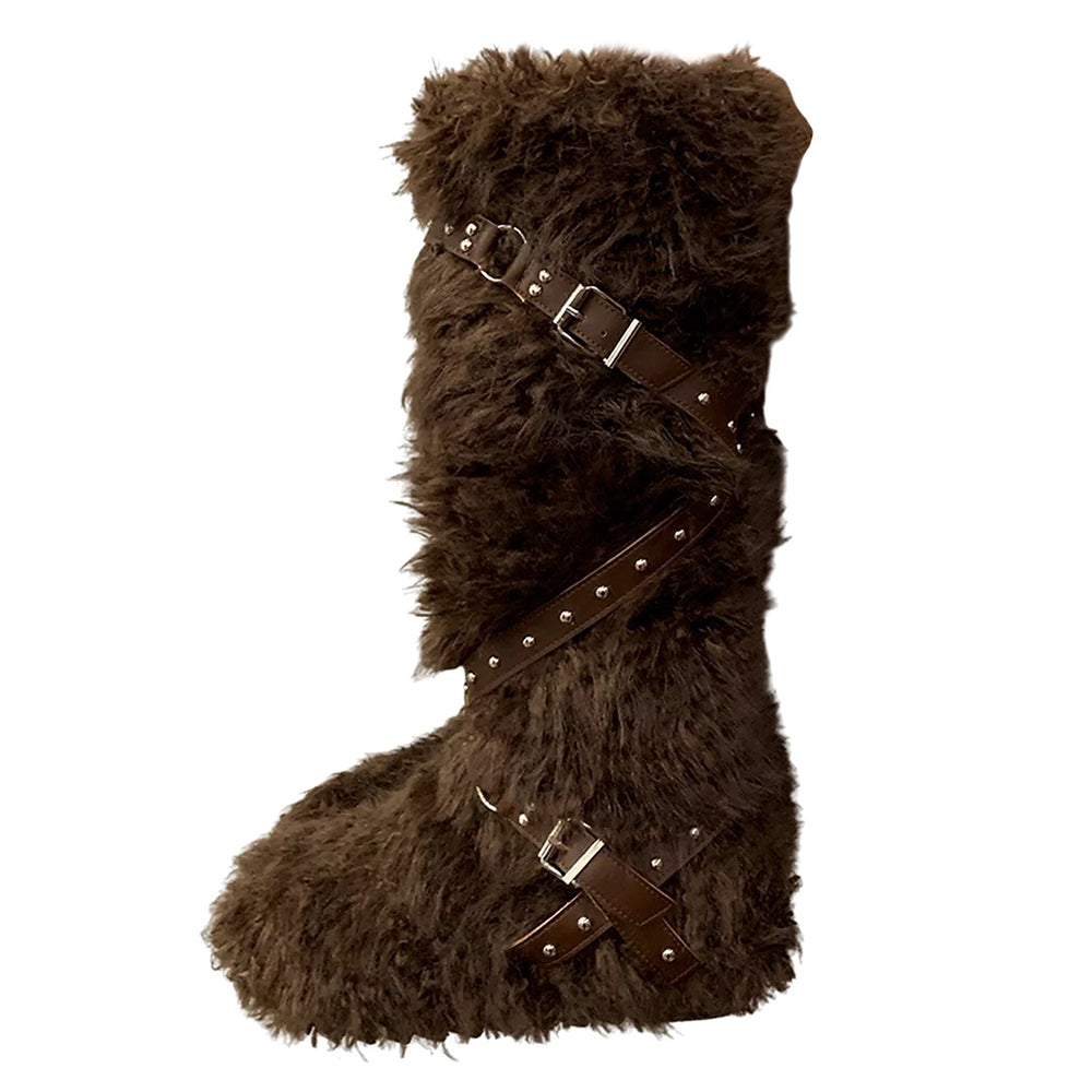moon walk furry boots boogzel clothing