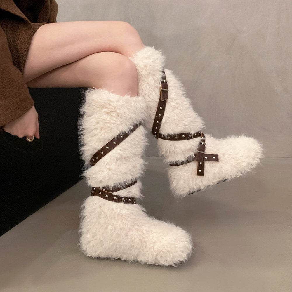 moon walk furry boots boogzel clothing