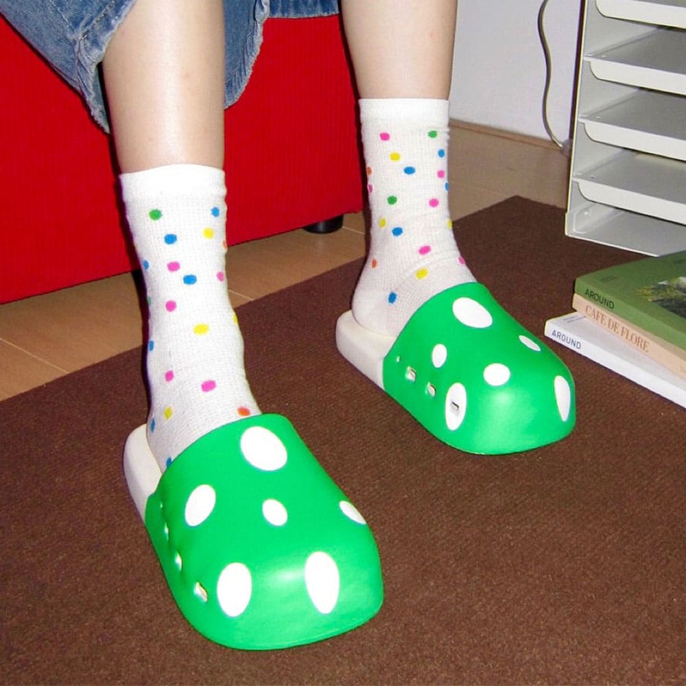 mushroom core slippers boogzel clothing