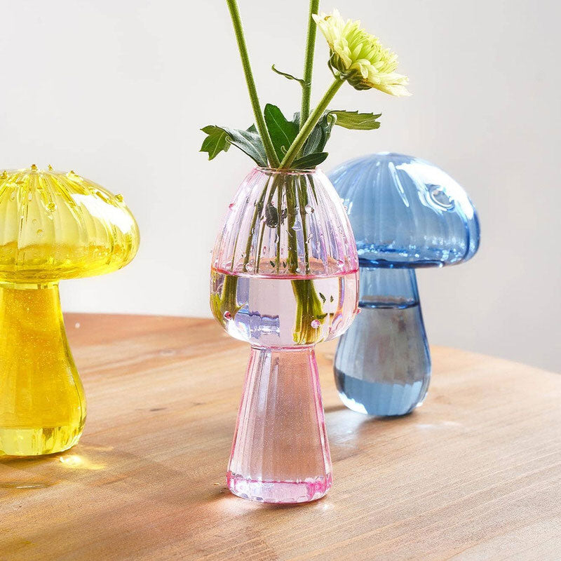Nordic Mushroom Glass Vase boogzel
