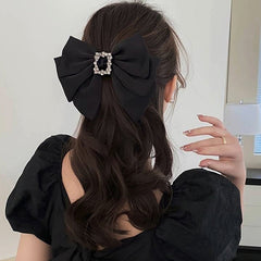 black hair bow boogzel clothing