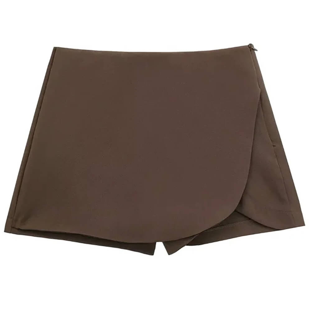 old money asymmetric mini skort boogzel clothing