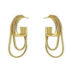 old money chunky earrings boogzel clothing