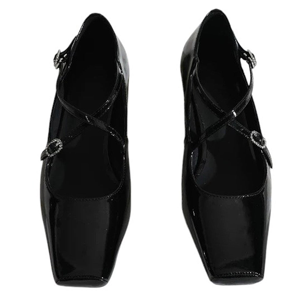 old money cross strap mary janes boogzel clothing
