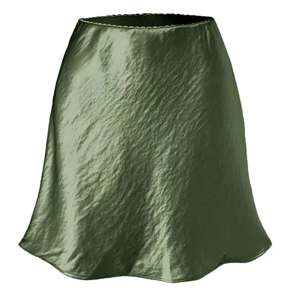 old money satin mini skirt boogzel clothing
