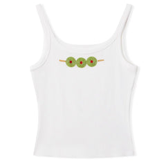 olive skewer beaded tank top boogzel clothing
