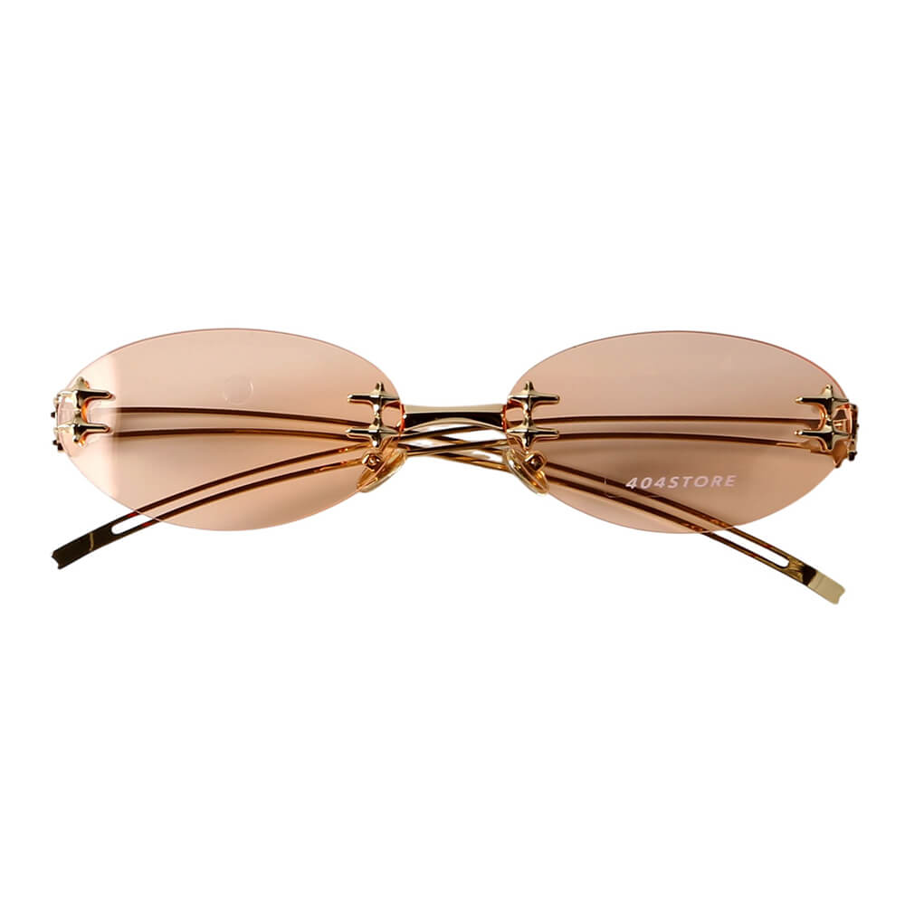 oval rimless glasses boogzel clothing