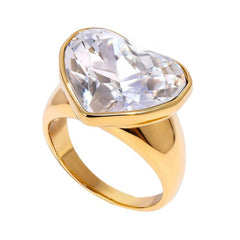 oversized heart ring boogzel clothing