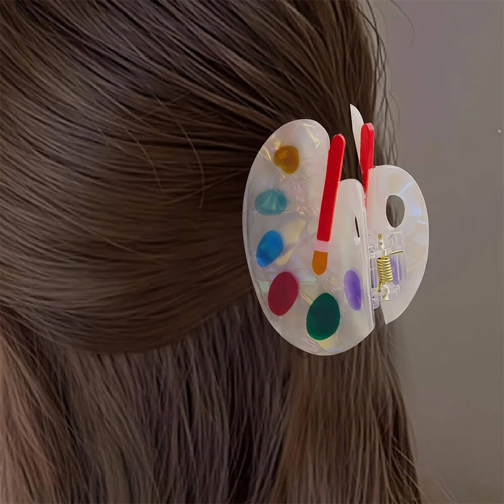painter palette indie hair claw boogzel clothing