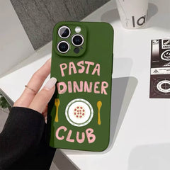 pasta dinner club iphone case boogzel clothing