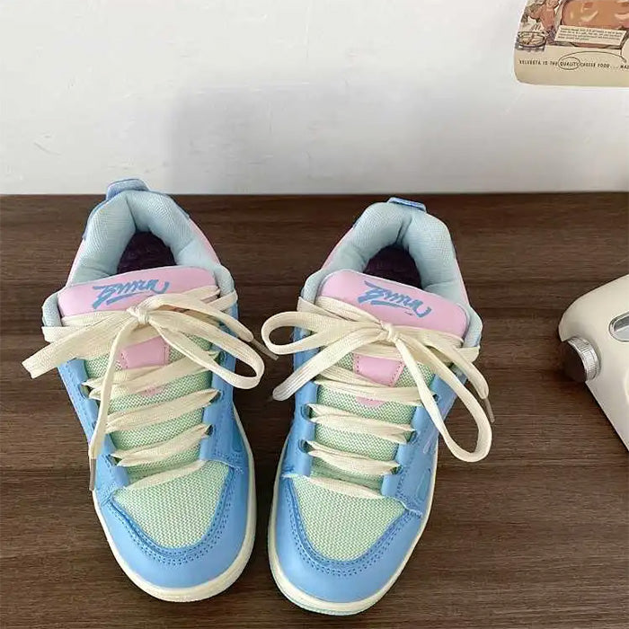 pastel aesthetic skater sneakers boogzel clothing