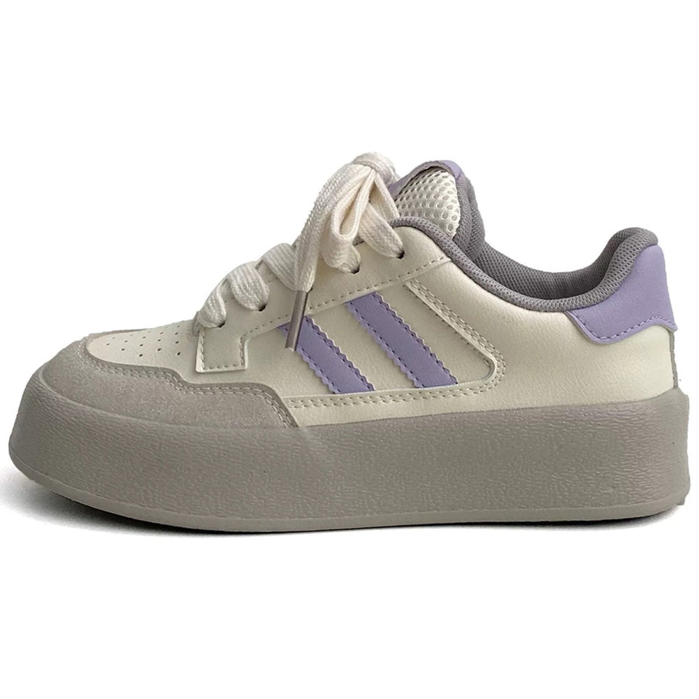 grey and purple aesthetic skater sneakers boogzel clothing