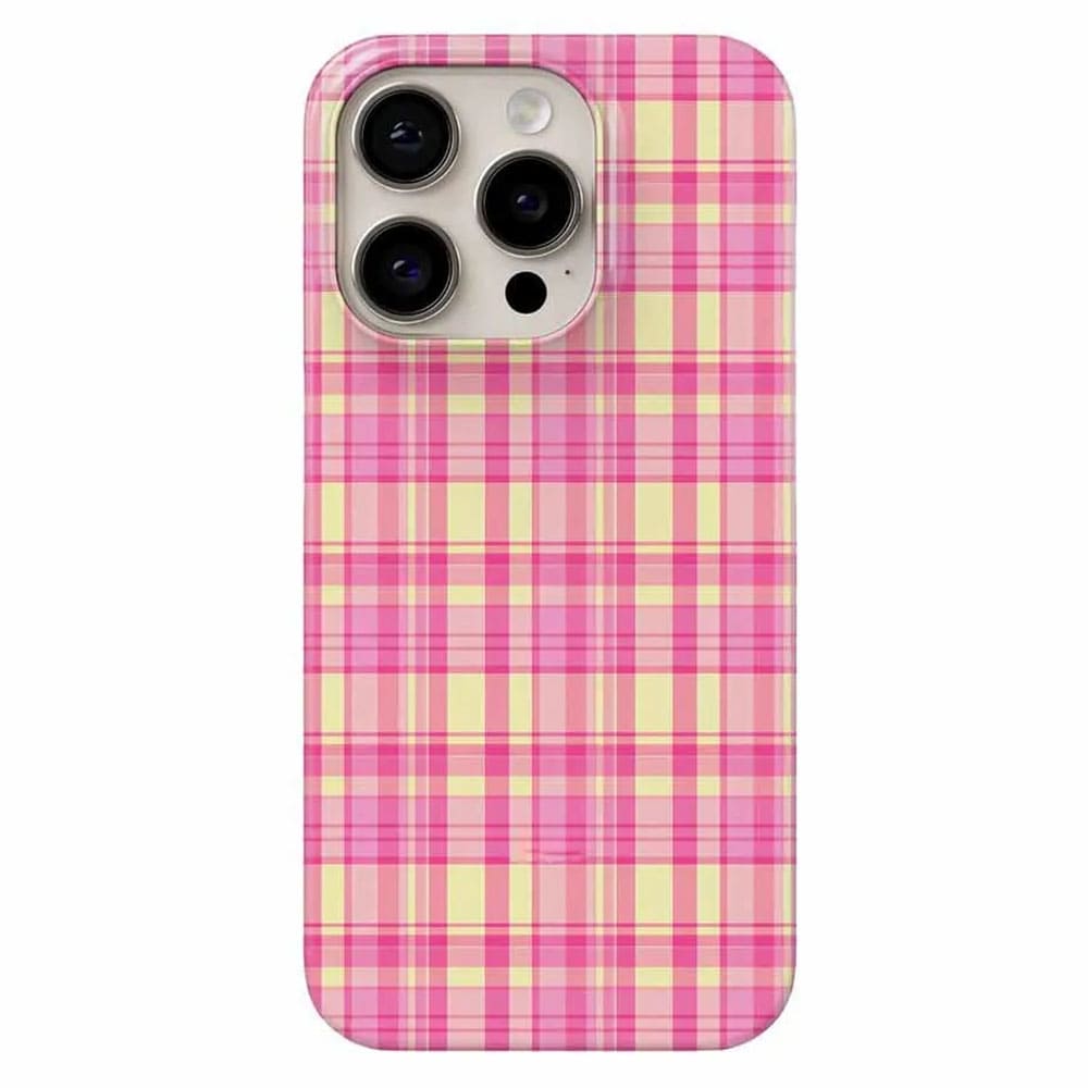 pastel checkered pattern iphone case boogzel clothing
