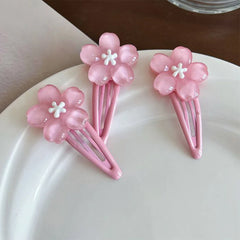 pastel flower hair clip boogzel clothing