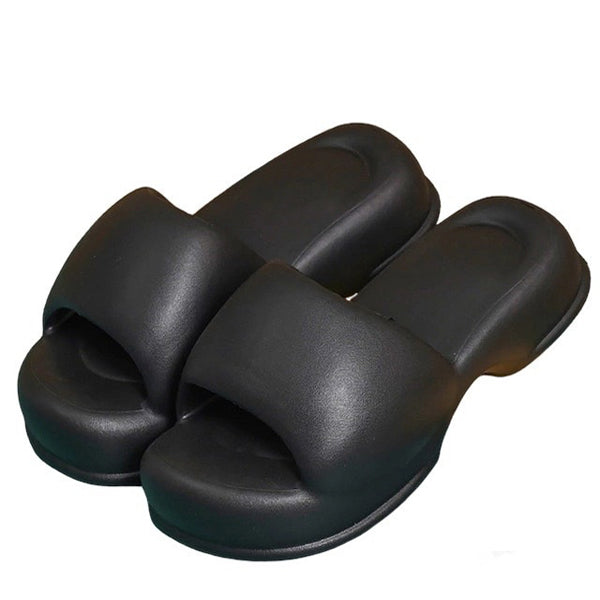 black foam street slippers boogzel clothing