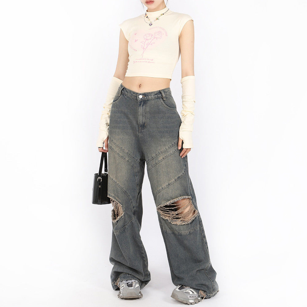 pastel soft girl tee with arm warmers boogzel clothing