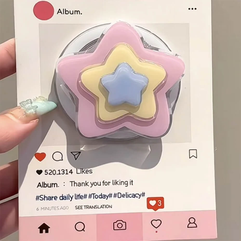 pastel star phone holder boogzel clothing