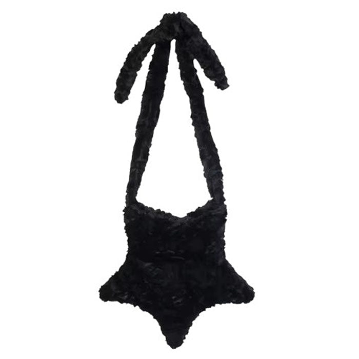 pastel star shaped fuzzy bag boogzel clothing
