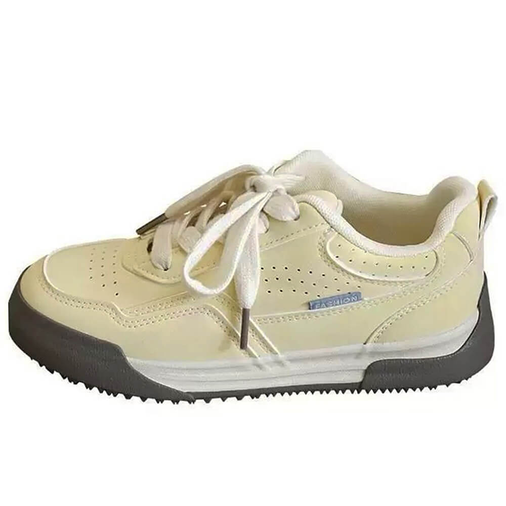 pastel yellow aesthetic sneakers boogzel clothing