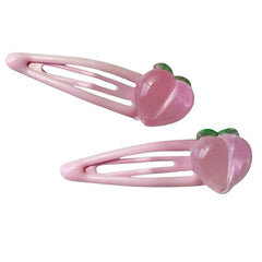 peach hair clips boogzel clothing