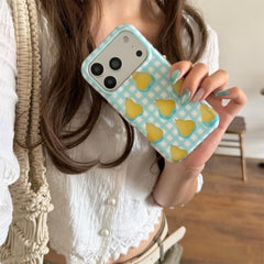 pear checkered iphone case boogzel clothing