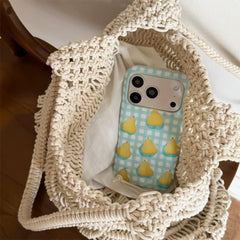 pear checkered iphone case boogzel clothing