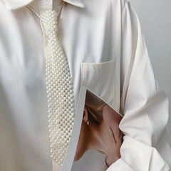 pearl necktie boogzel clothing