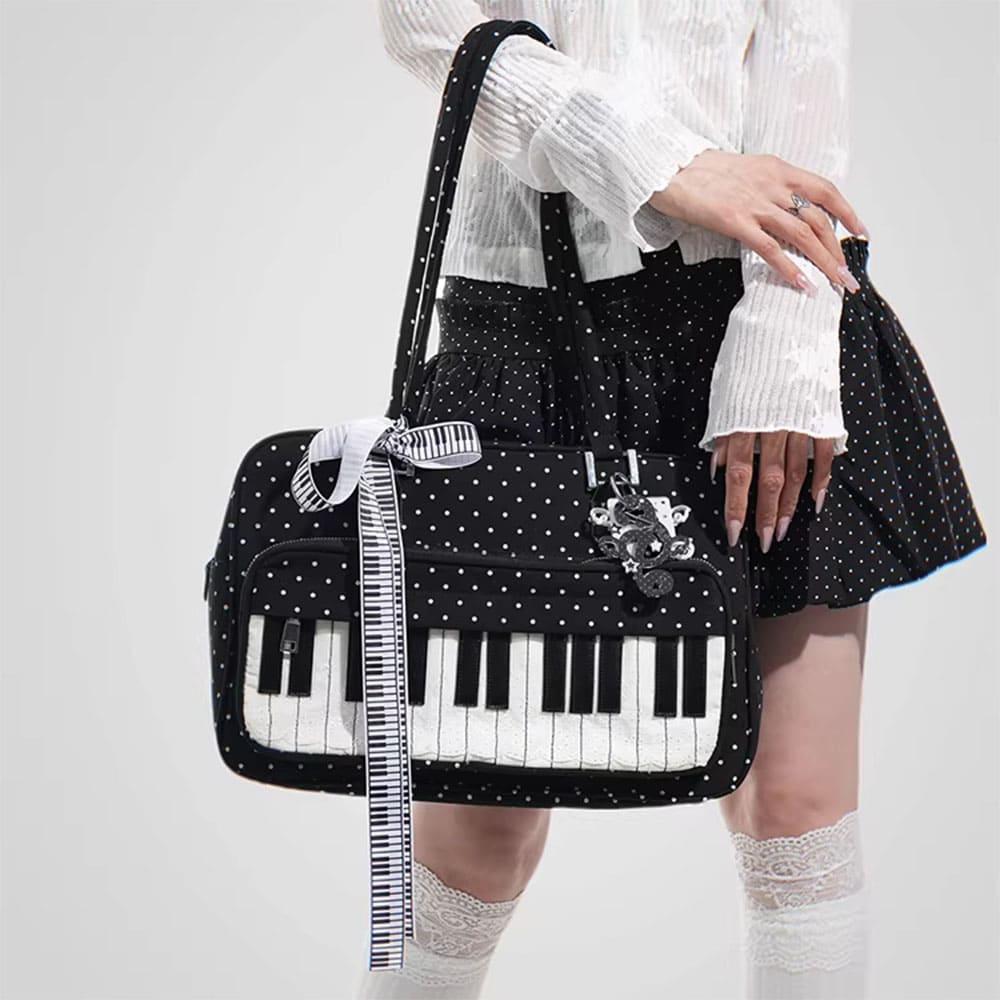 piano key handbag boogzel clothing