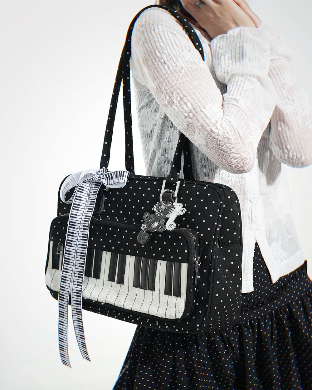 piano key handbag boogzel clothing