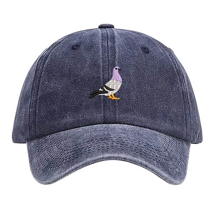 pigeon embroidery baseball cap boogzel clothing