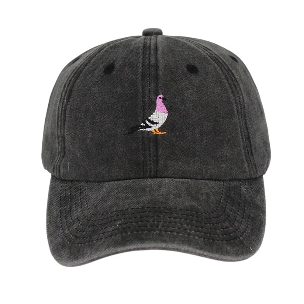 pigeon embroidery baseball cap boogzel clothing