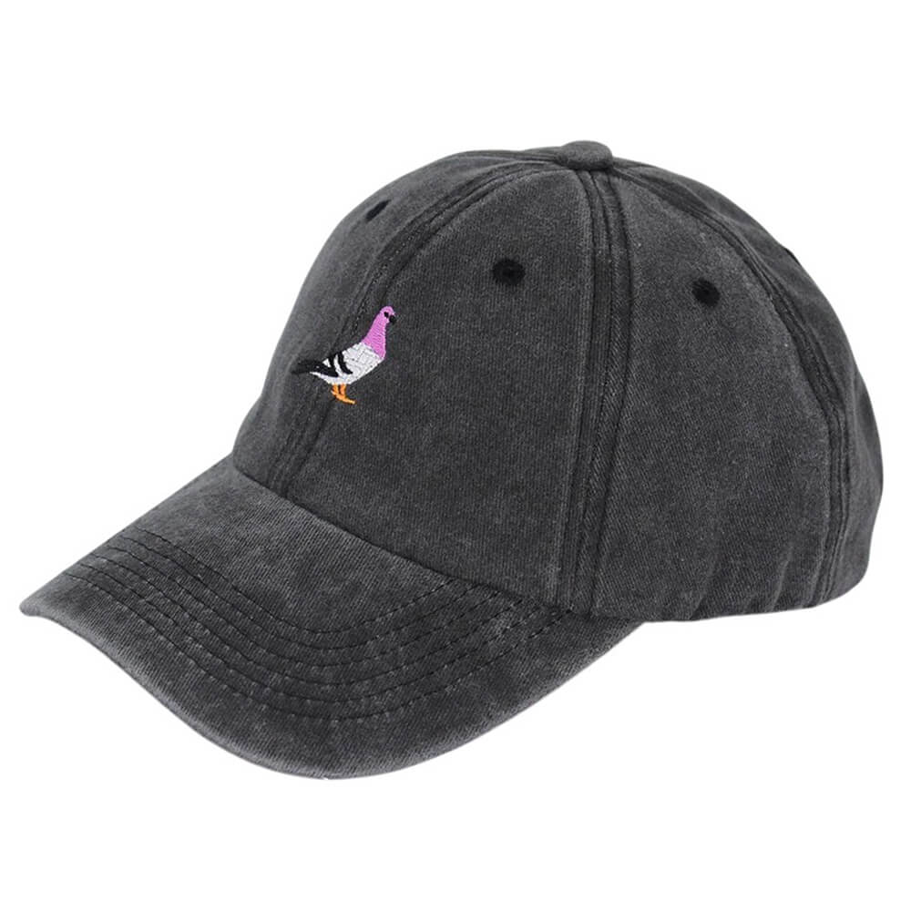 pigeon embroidery baseball cap boogzel clothing