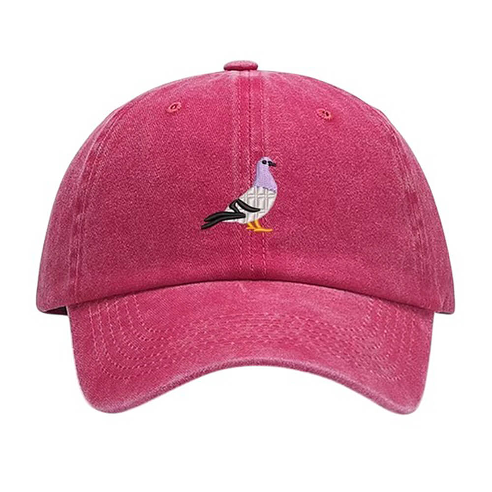 pigeon embroidery baseball cap boogzel clothing