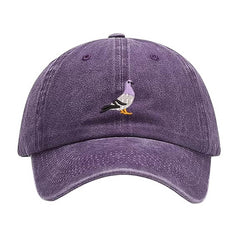 pigeon embroidery baseball cap boogzel clothing
