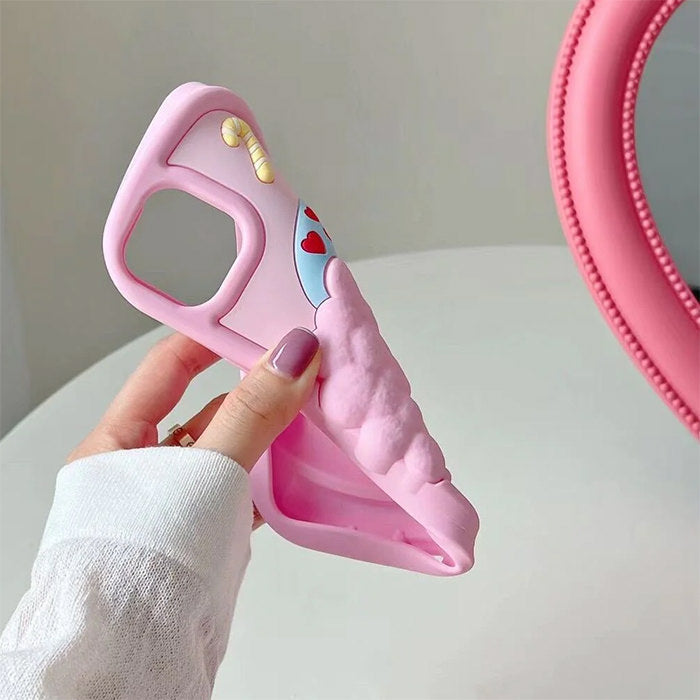 pink 3d clown iphone case boogzel clothing