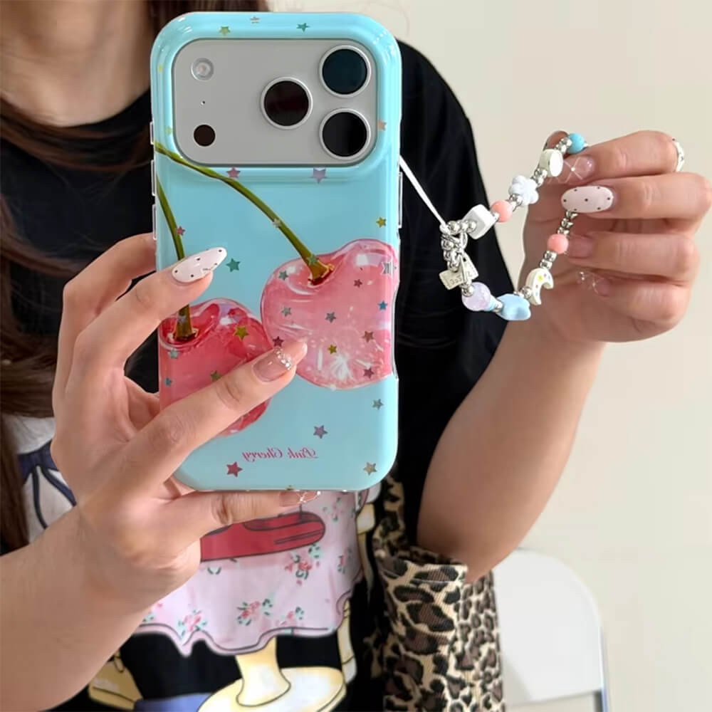 pink cherry iphone case boogzel clothing