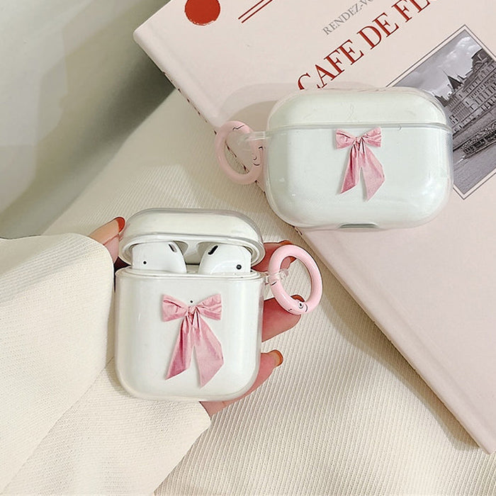 pink bow airpods case boogzel clothing