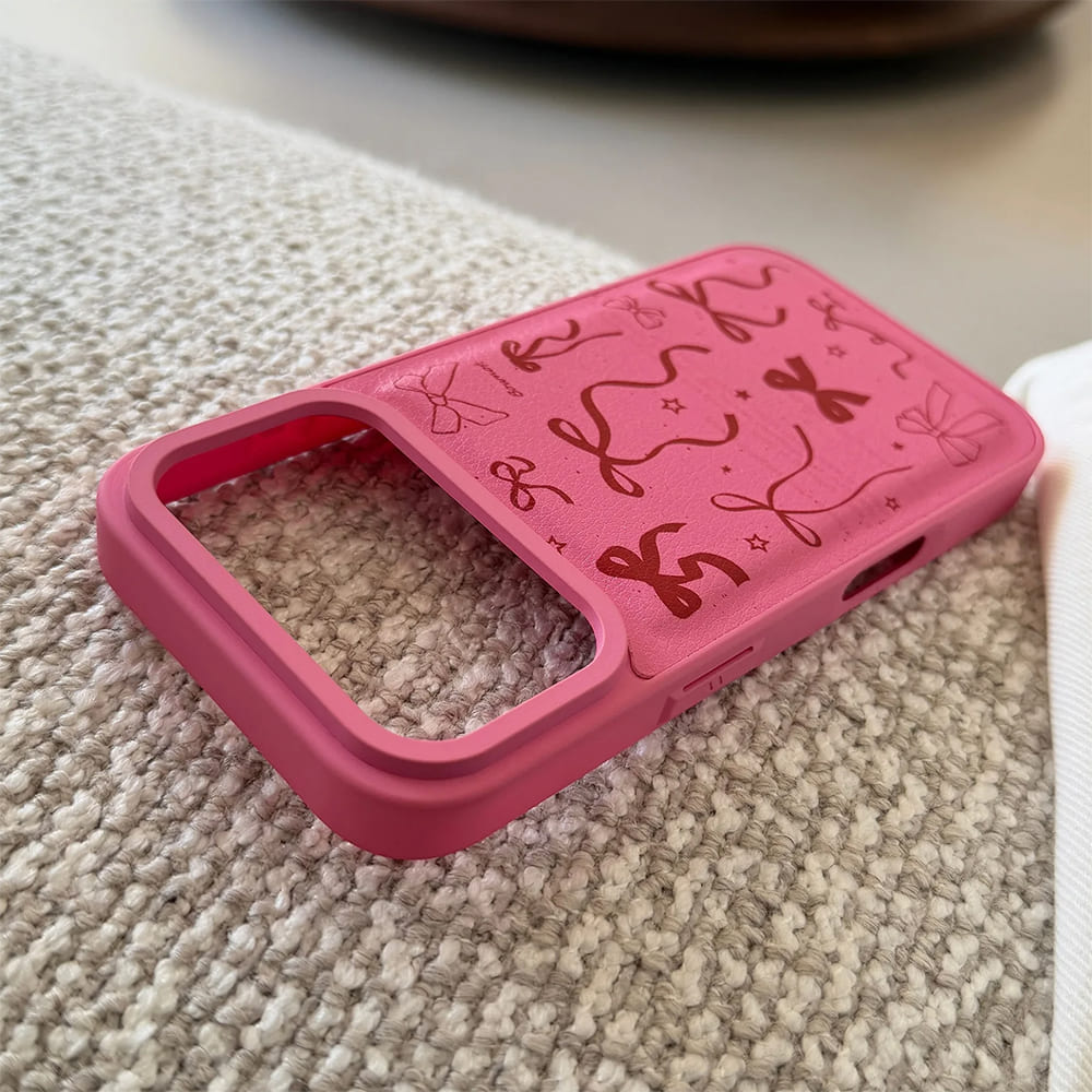 pink bowknot iphone case boogzel clothing